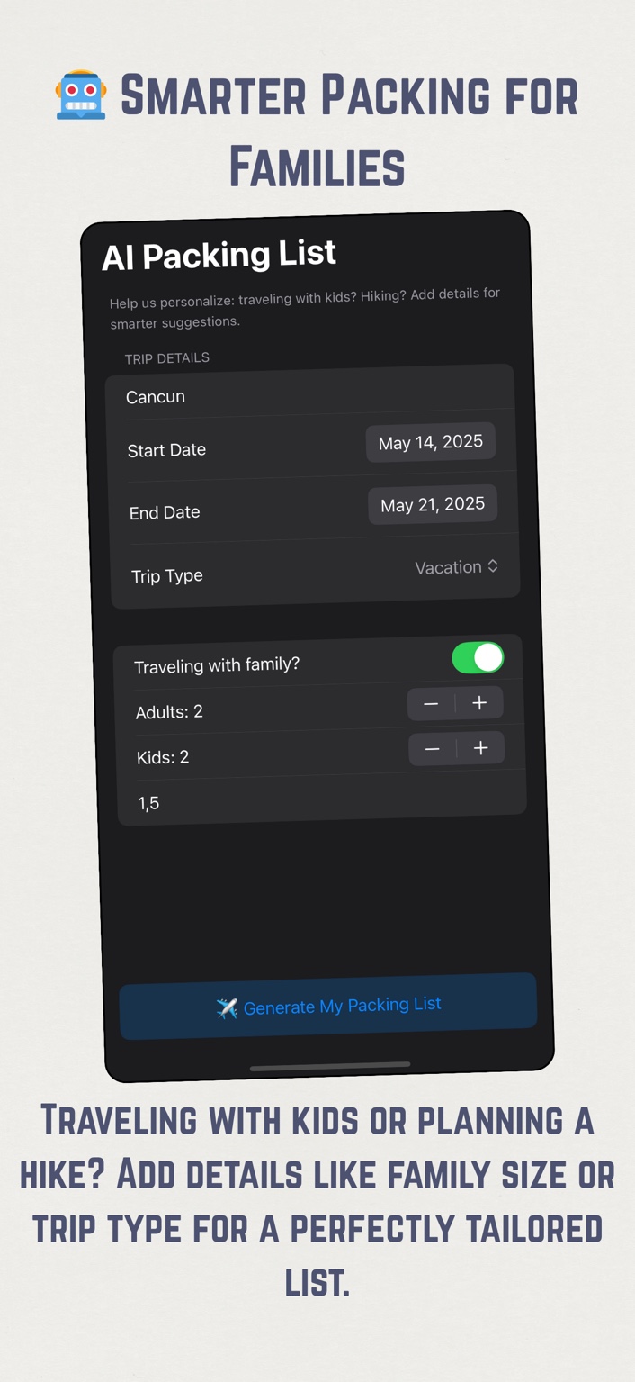 TripList Screenshot 2